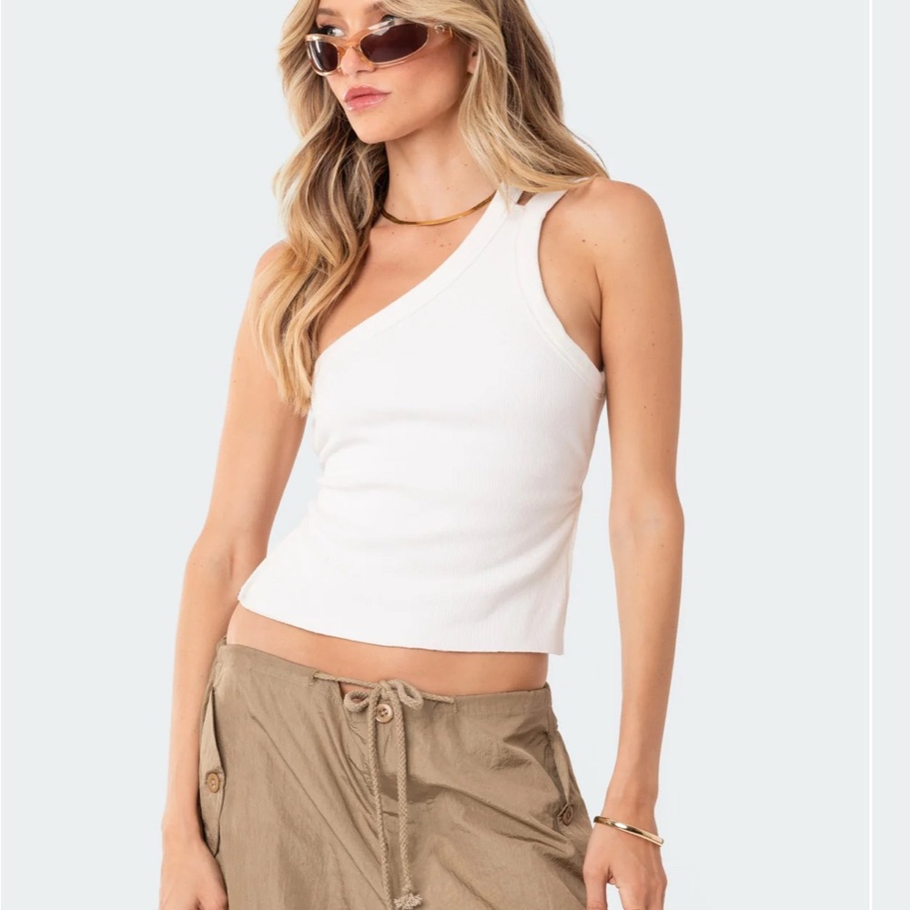 Edikted Verdi Med Asymmetrical Tank Top NWT